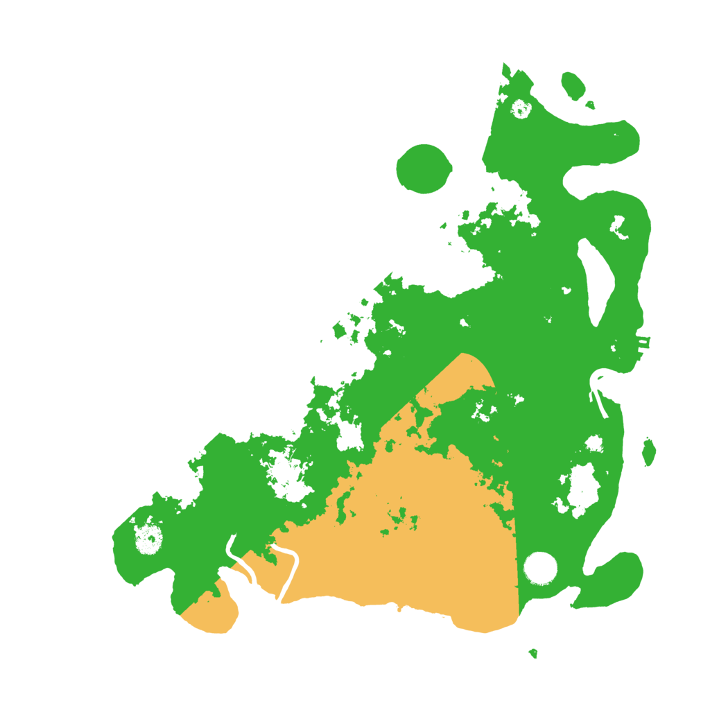Biome Rust Map: Procedural Map, Size: 3800, Seed: 5317014