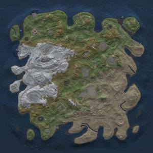 Thumbnail Rust Map: Procedural Map, Size: 4250, Seed: 1657162309, 19 Monuments