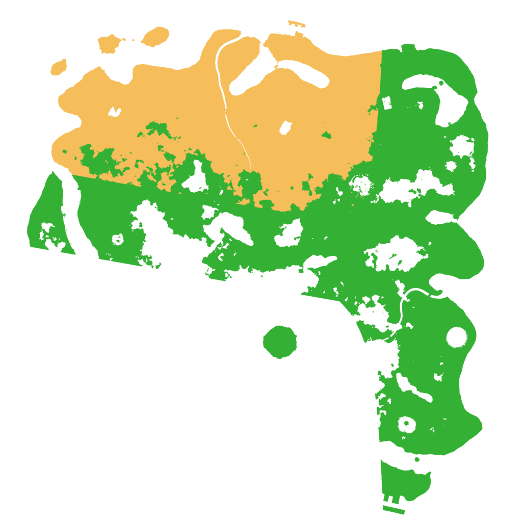 Biome Rust Map: Procedural Map, Size: 4500, Seed: 4329341