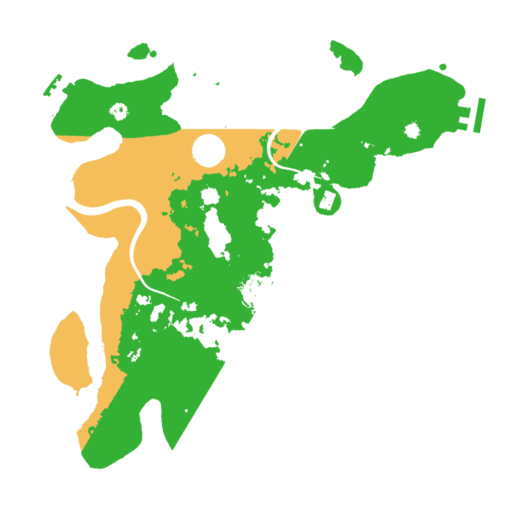Biome Rust Map: Procedural Map, Size: 3000, Seed: 1570486