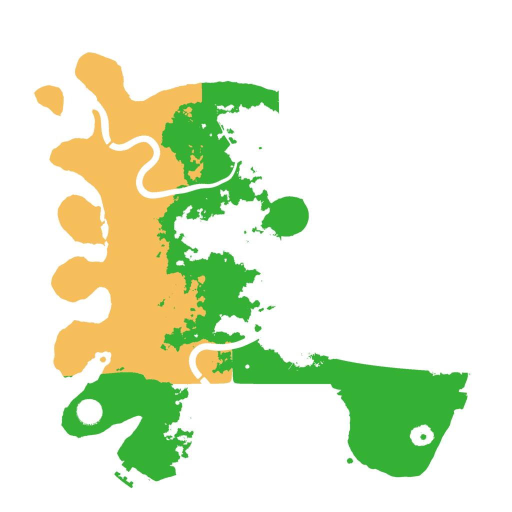 Biome Rust Map: Procedural Map, Size: 3500, Seed: 332823860