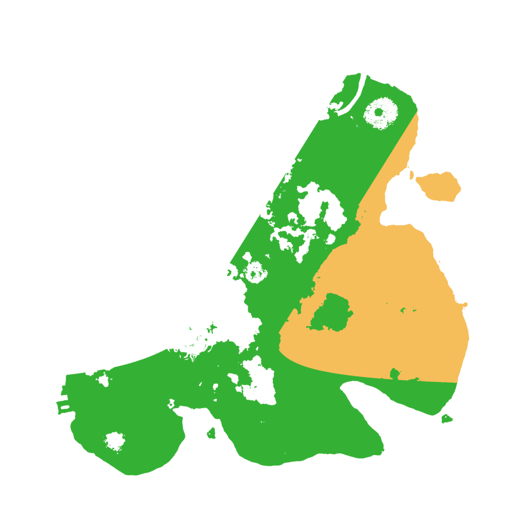 Biome Rust Map: Procedural Map, Size: 2500, Seed: 720170357