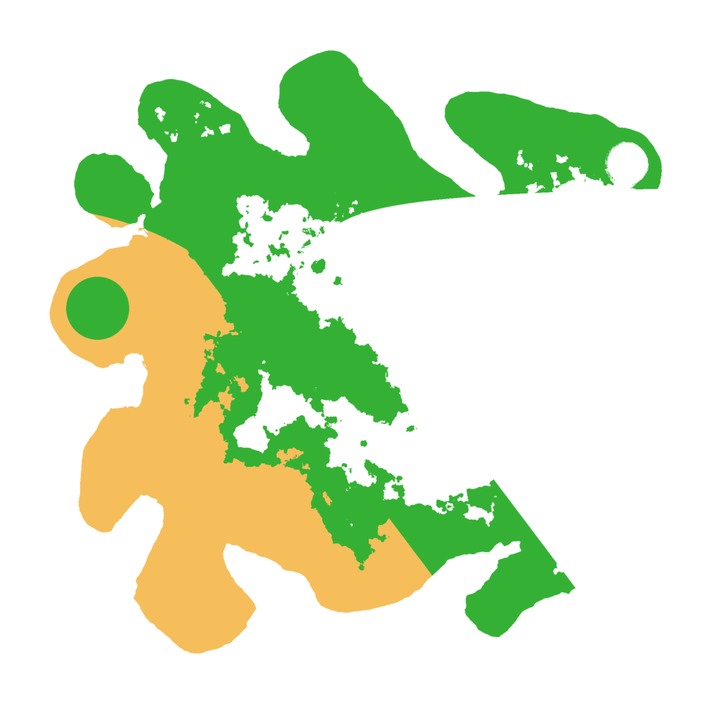 Biome Rust Map: Barren, Size: 3000, Seed: 1111