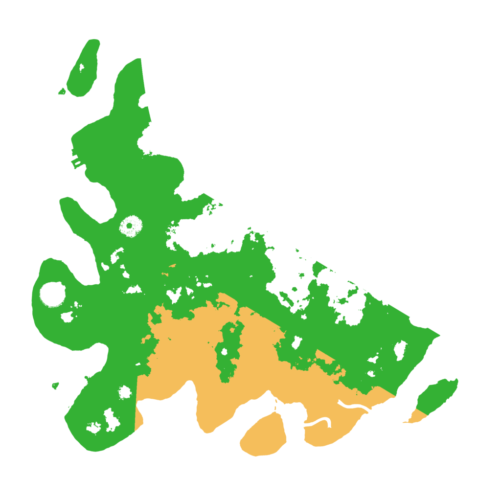 Biome Rust Map: Procedural Map, Size: 3500, Seed: 436008376