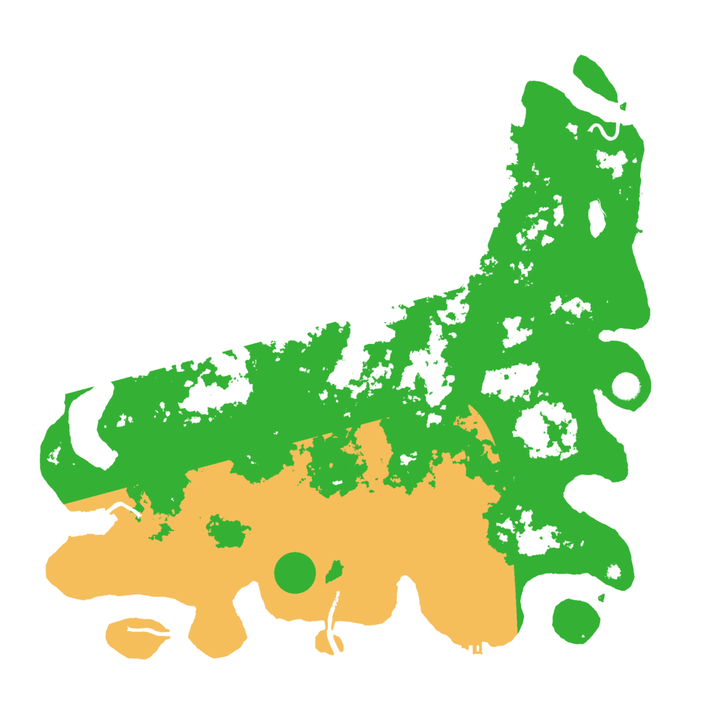 Biome Rust Map: Procedural Map, Size: 4500, Seed: 36837915