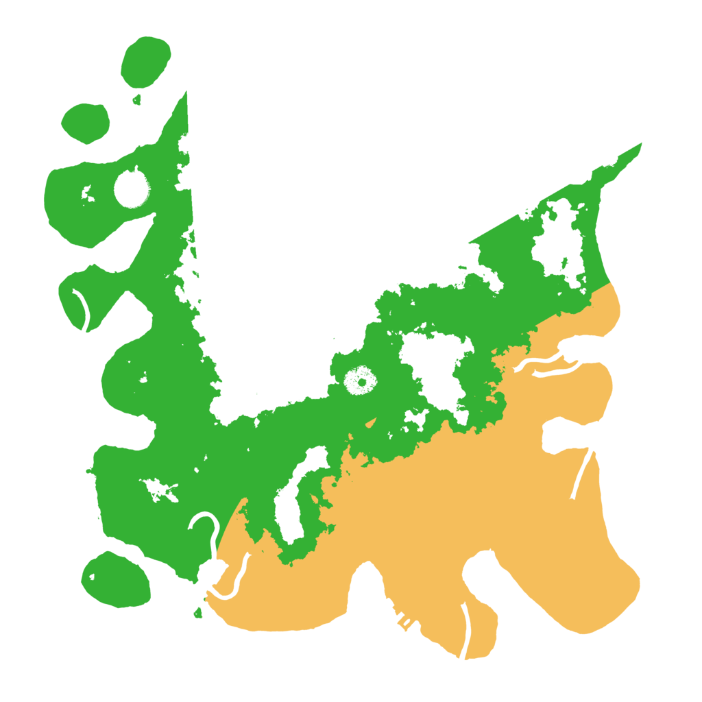 Biome Rust Map: Procedural Map, Size: 3500, Seed: 1690896950