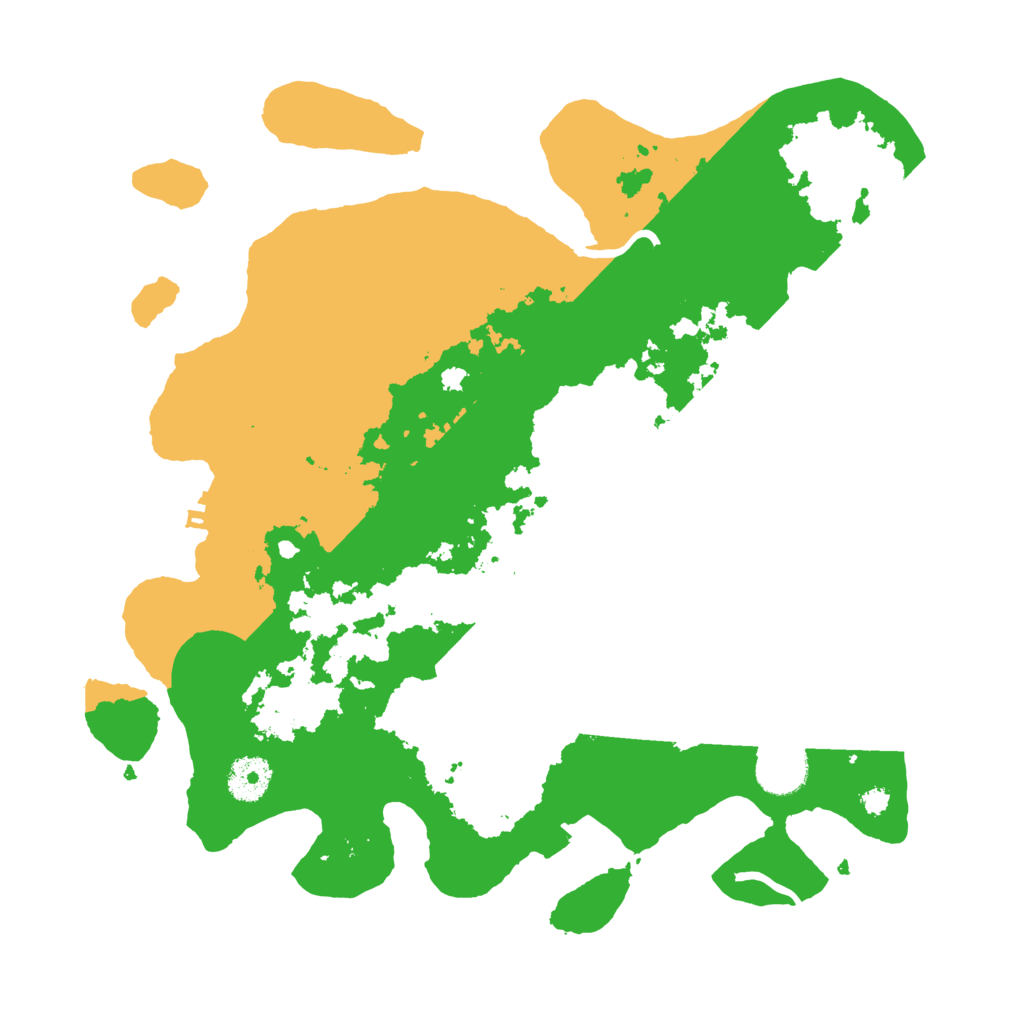 Biome Rust Map: Procedural Map, Size: 3500, Seed: 382910232