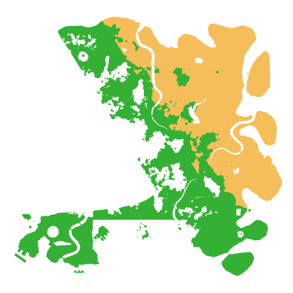 Biome Rust Map: Procedural Map, Size: 4500, Seed: 1487524876