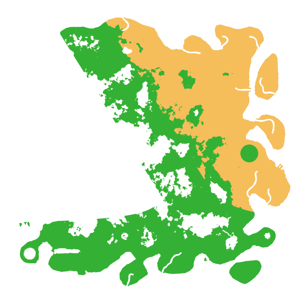 Biome Rust Map: Procedural Map, Size: 4500, Seed: 1487524876