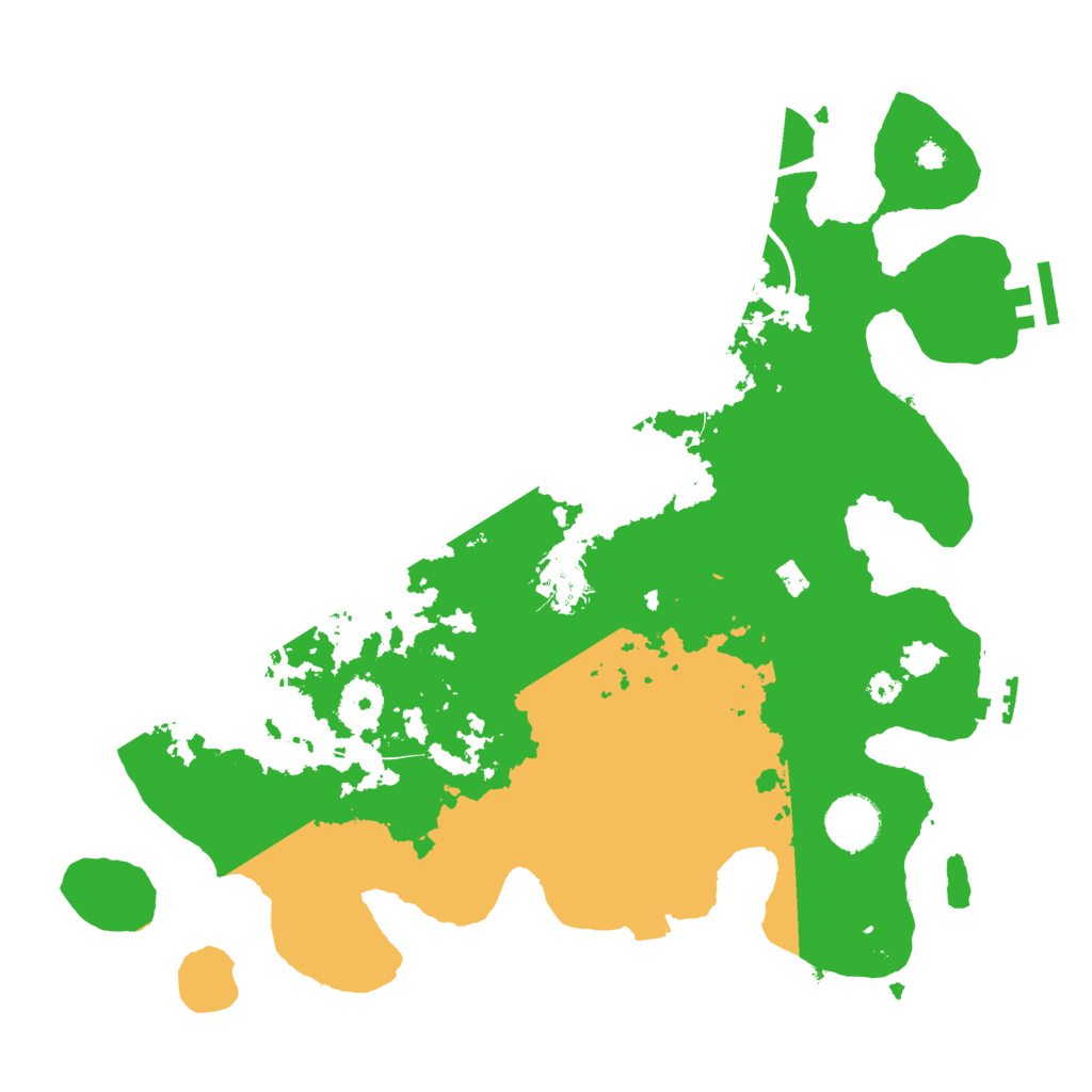 Biome Rust Map: Procedural Map, Size: 3500, Seed: 254748164