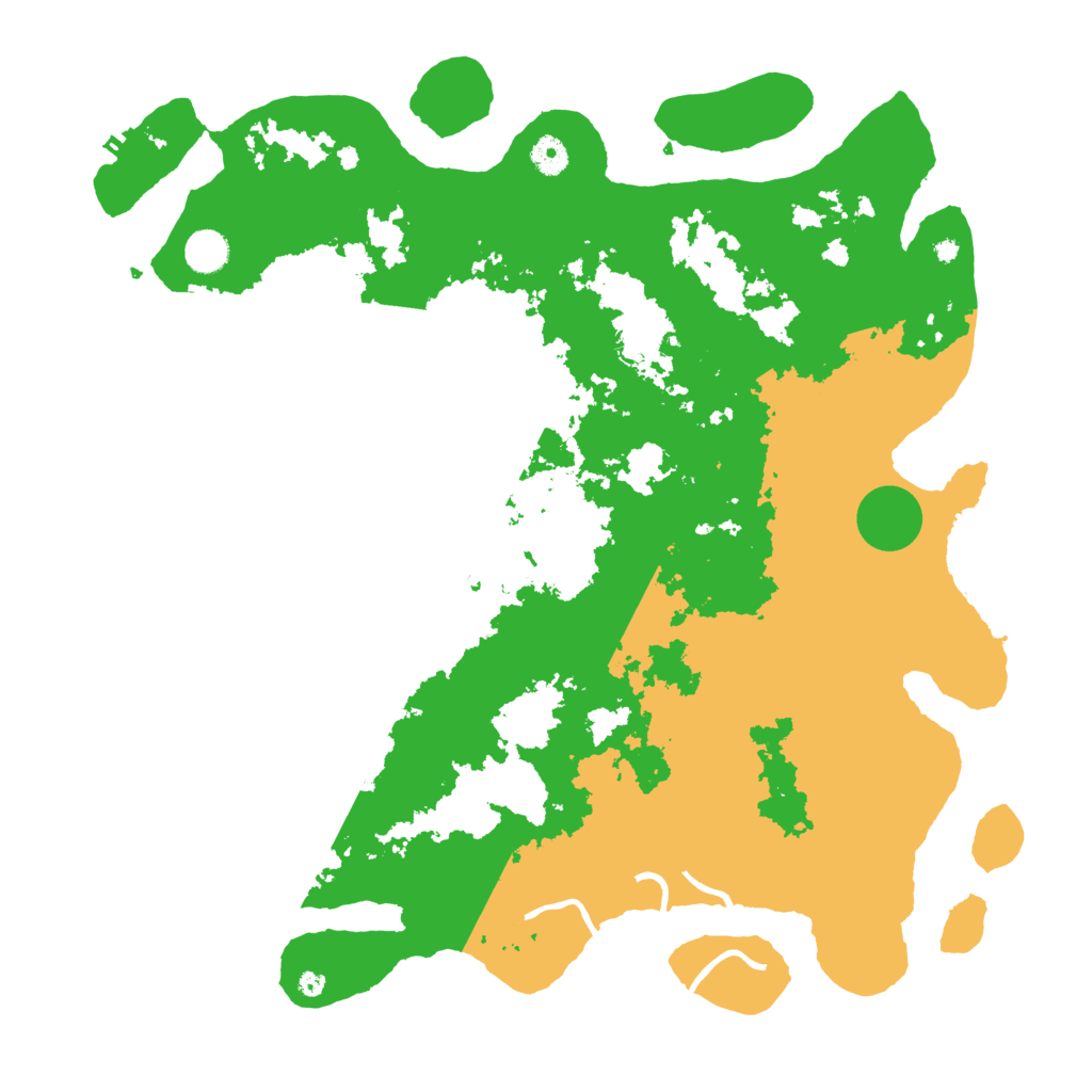 Biome Rust Map: Procedural Map, Size: 4400, Seed: 568616