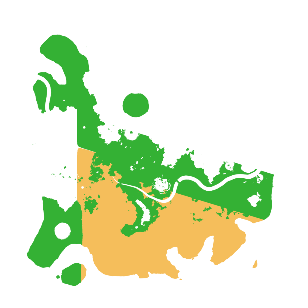 Biome Rust Map: Procedural Map, Size: 3500, Seed: 1186061543