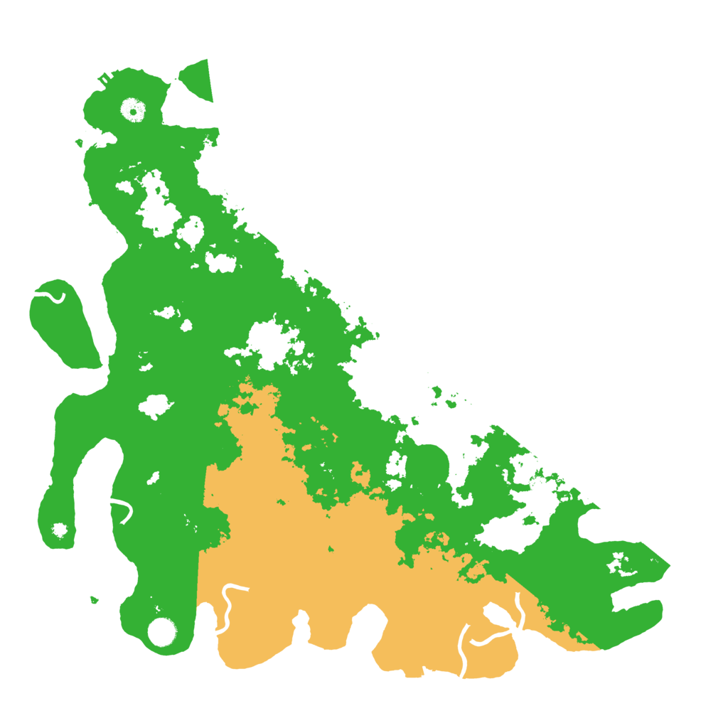 Biome Rust Map: Procedural Map, Size: 4500, Seed: 1799810152