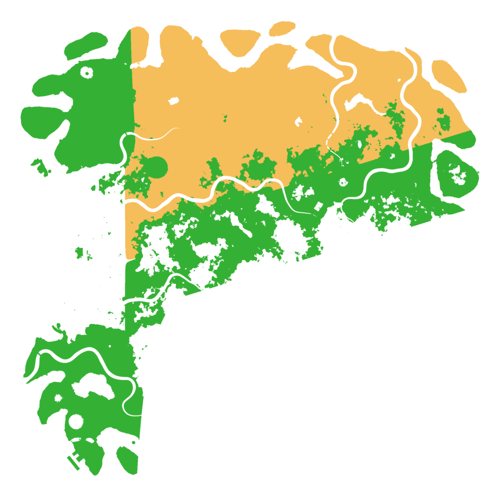 Biome Rust Map: Procedural Map, Size: 6000, Seed: 1314678979