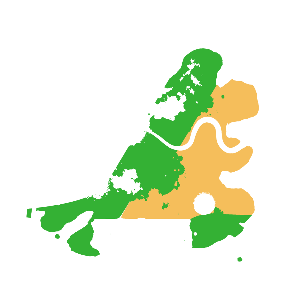 Biome Rust Map: Procedural Map, Size: 2500, Seed: 1456598826