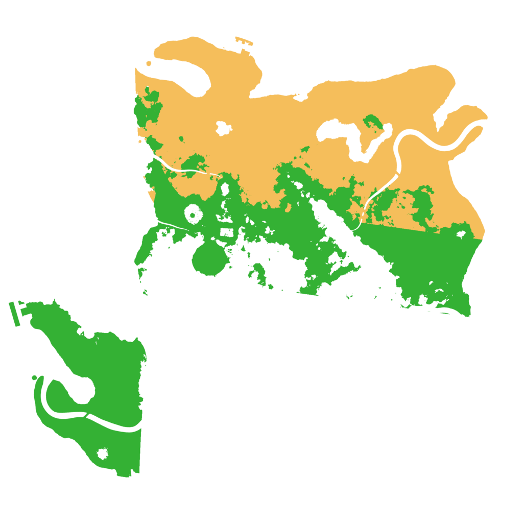 Biome Rust Map: Procedural Map, Size: 4250, Seed: 629989530