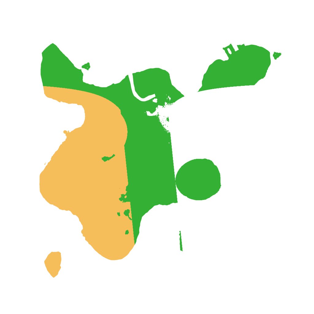 Biome Rust Map: Procedural Map, Size: 2000, Seed: 714111071