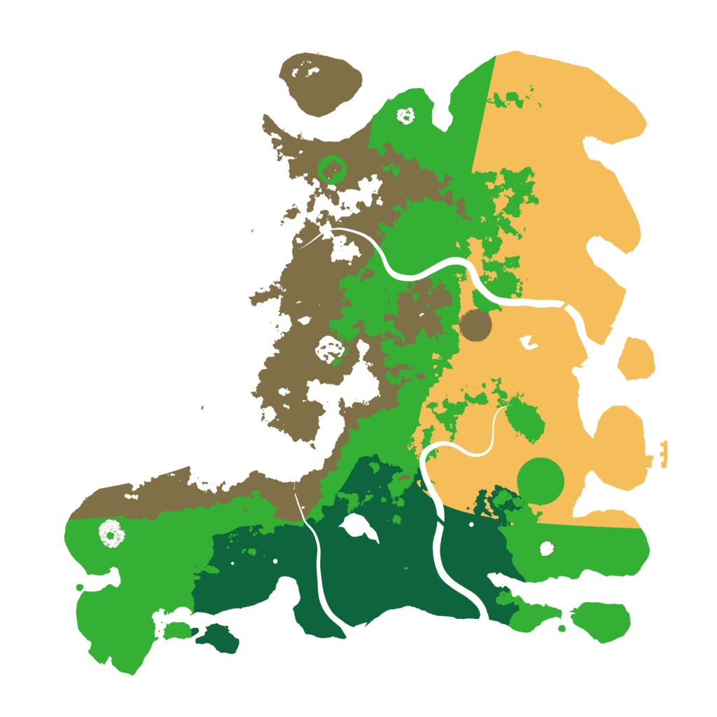 Biome Rust Map: Procedural Map, Size: 4000, Seed: 517659631