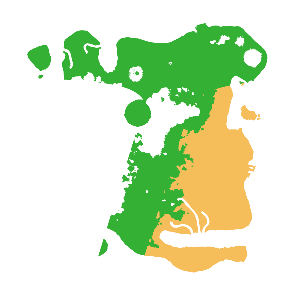 Biome Rust Map: Procedural Map, Size: 3000, Seed: 56139022