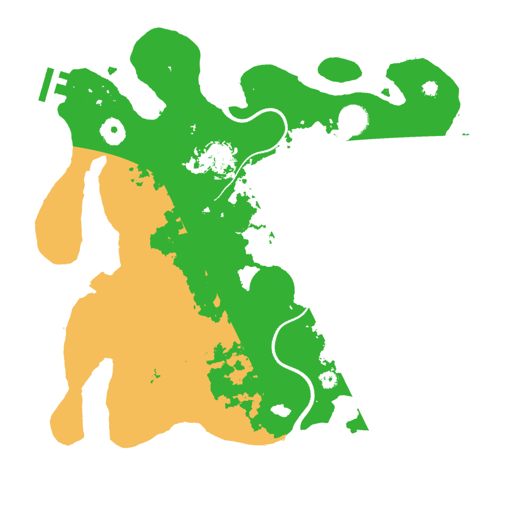 Biome Rust Map: Procedural Map, Size: 3000, Seed: 6444