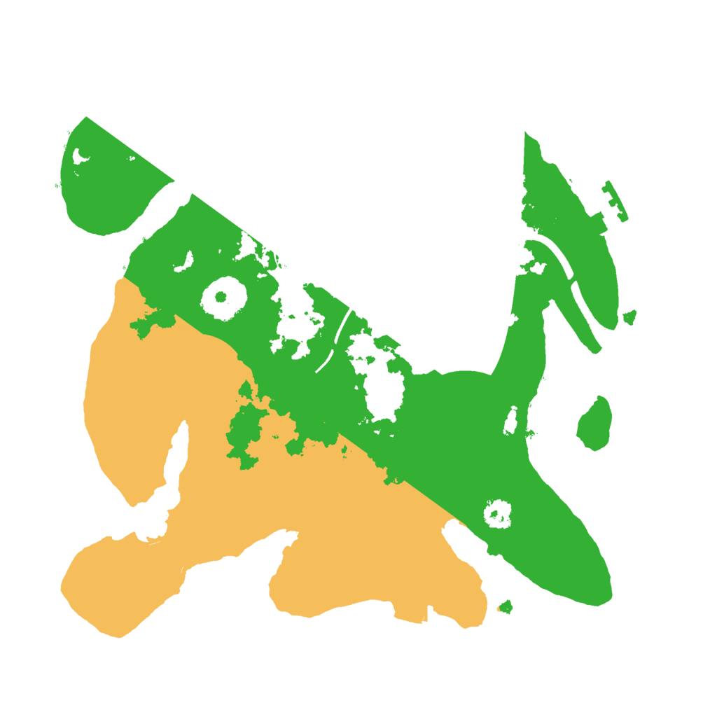 Biome Rust Map: Procedural Map, Size: 2500, Seed: 1234131