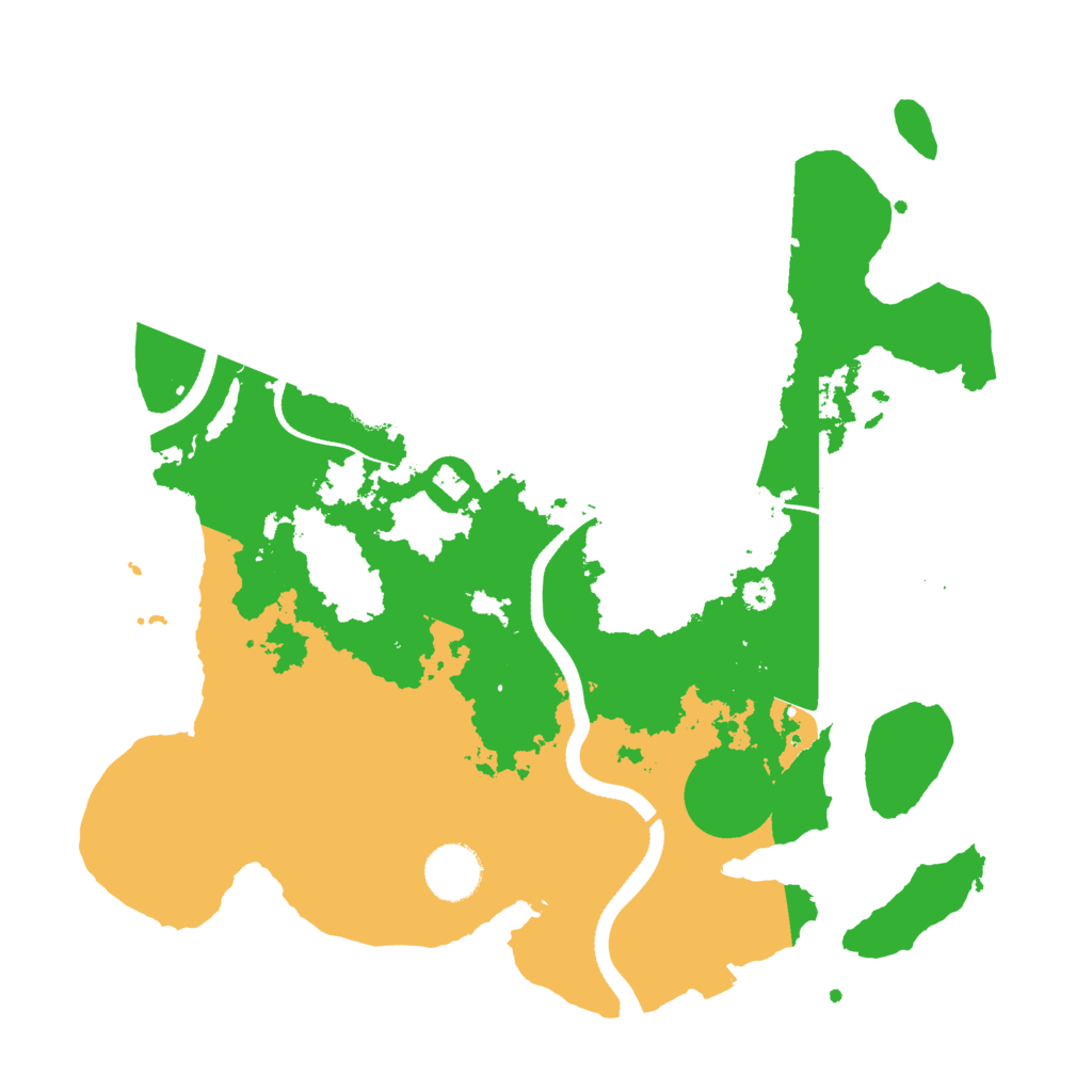 Biome Rust Map: Procedural Map, Size: 3400, Seed: 740000