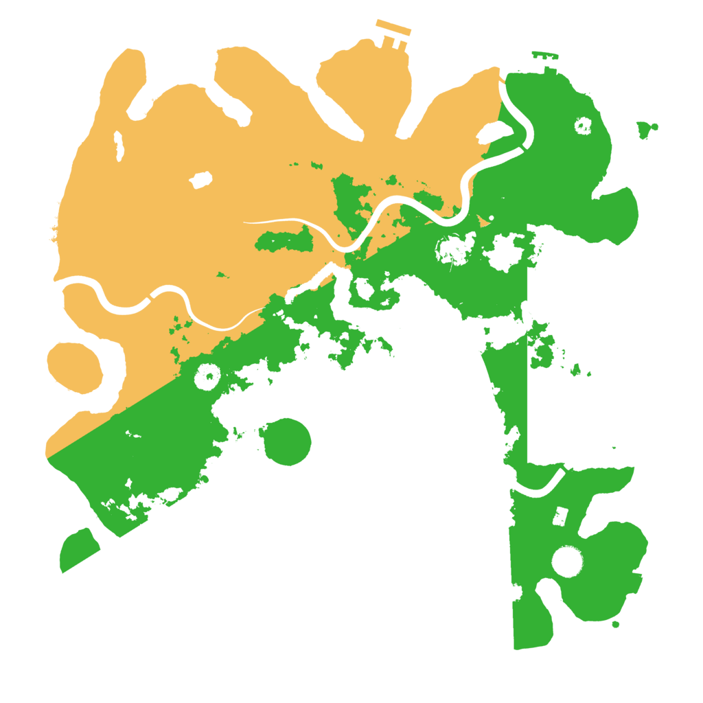 Biome Rust Map: Procedural Map, Size: 4000, Seed: 1432466488