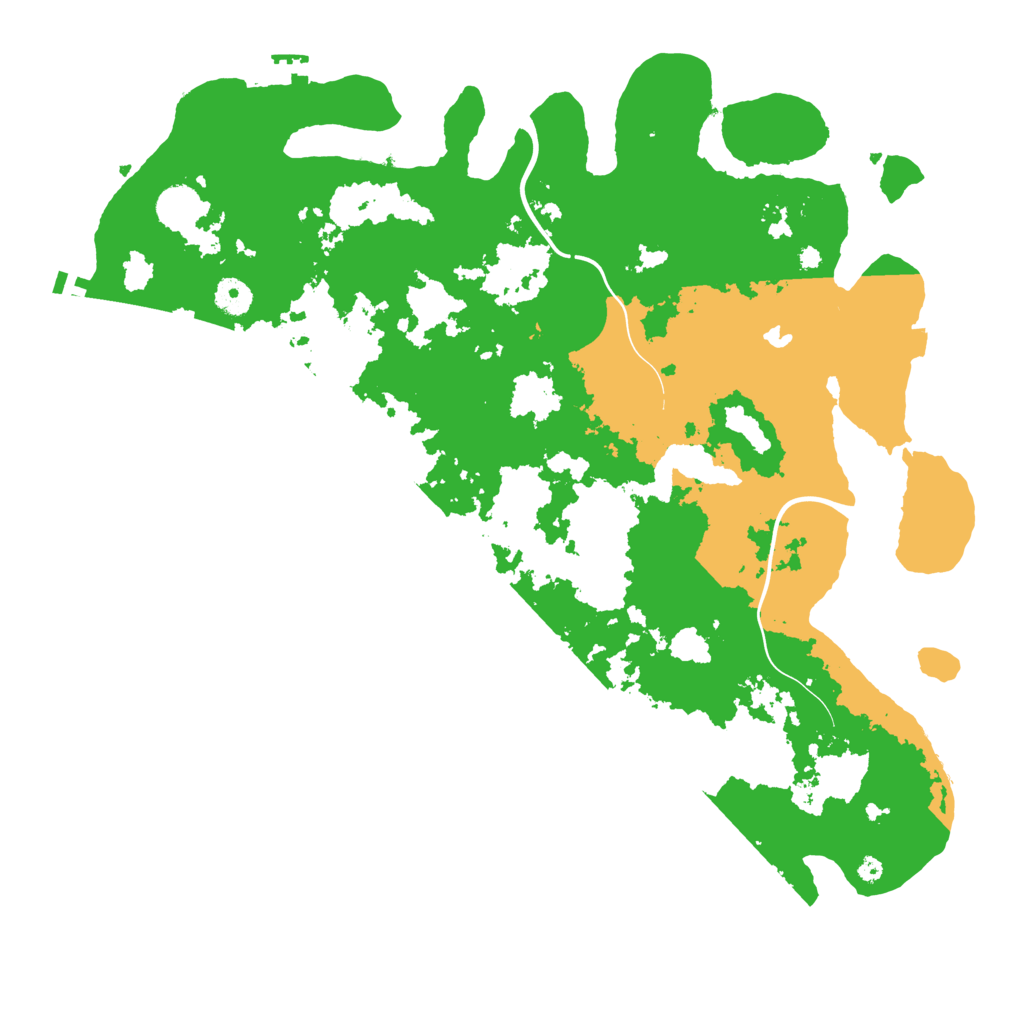 Biome Rust Map: Procedural Map, Size: 4200, Seed: 708424791