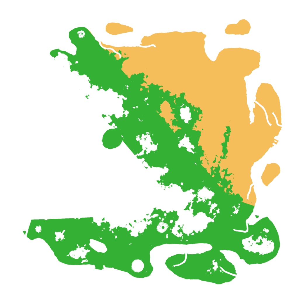 Biome Rust Map: Procedural Map, Size: 4233, Seed: 1817018075