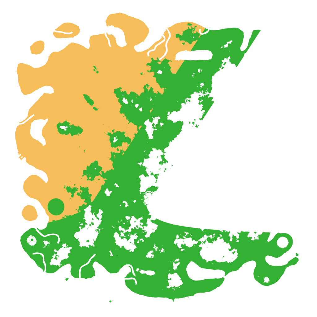 Biome Rust Map: Procedural Map, Size: 5000, Seed: 70669462