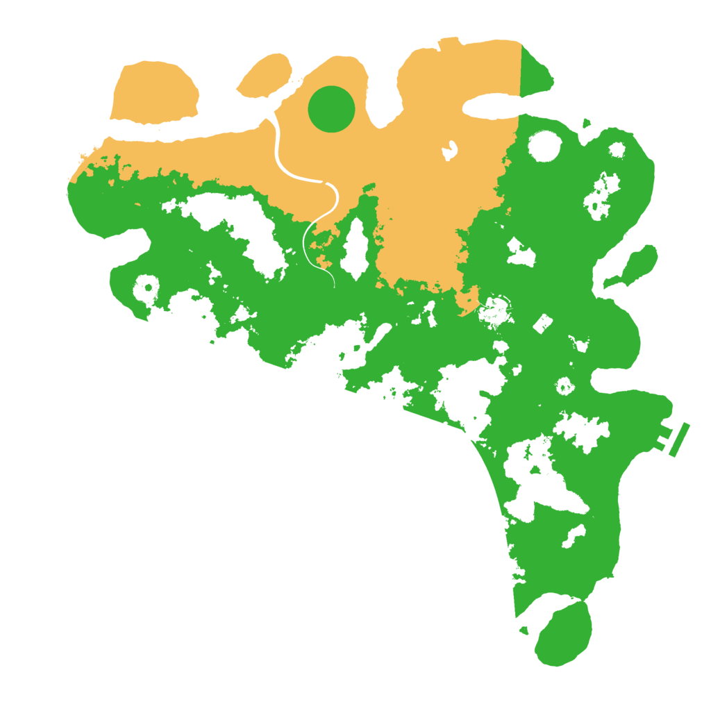 Biome Rust Map: Procedural Map, Size: 4000, Seed: 2021871268