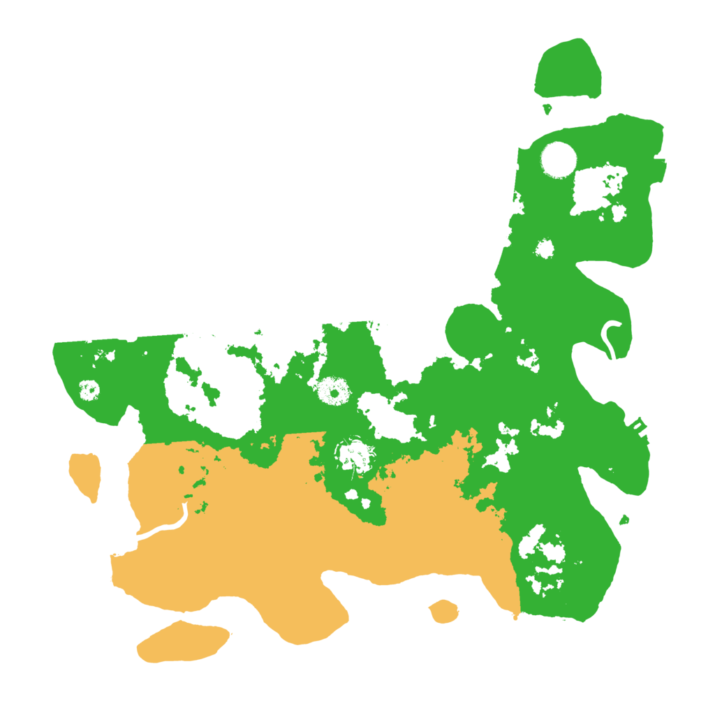 Biome Rust Map: Procedural Map, Size: 3500, Seed: 386630304
