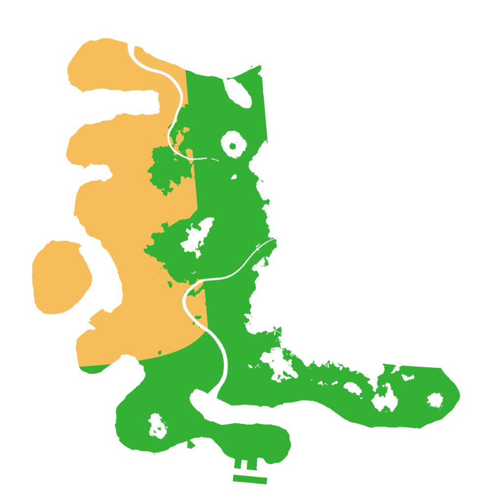 Biome Rust Map: Procedural Map, Size: 3000, Seed: 721919770
