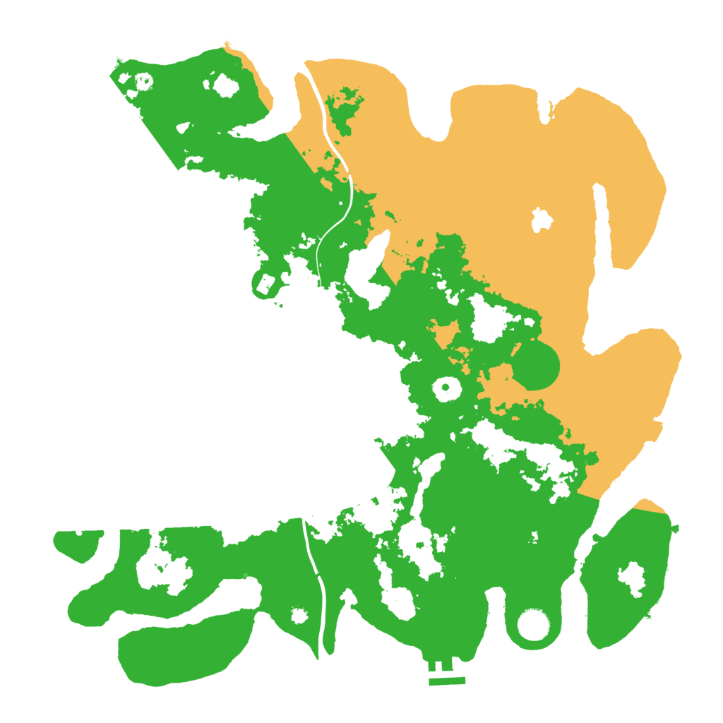 Biome Rust Map: Procedural Map, Size: 4000, Seed: 257854