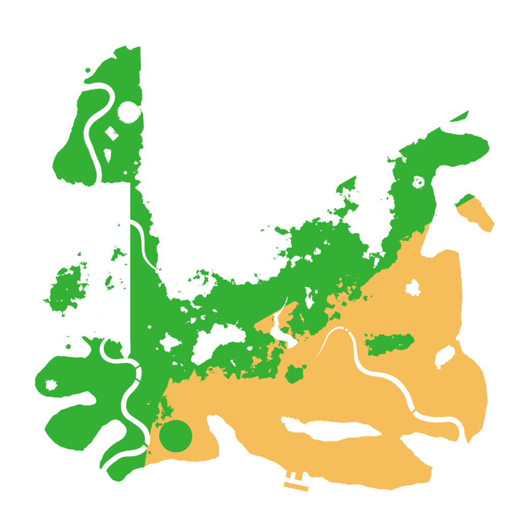 Biome Rust Map: Procedural Map, Size: 4250, Seed: 857262740