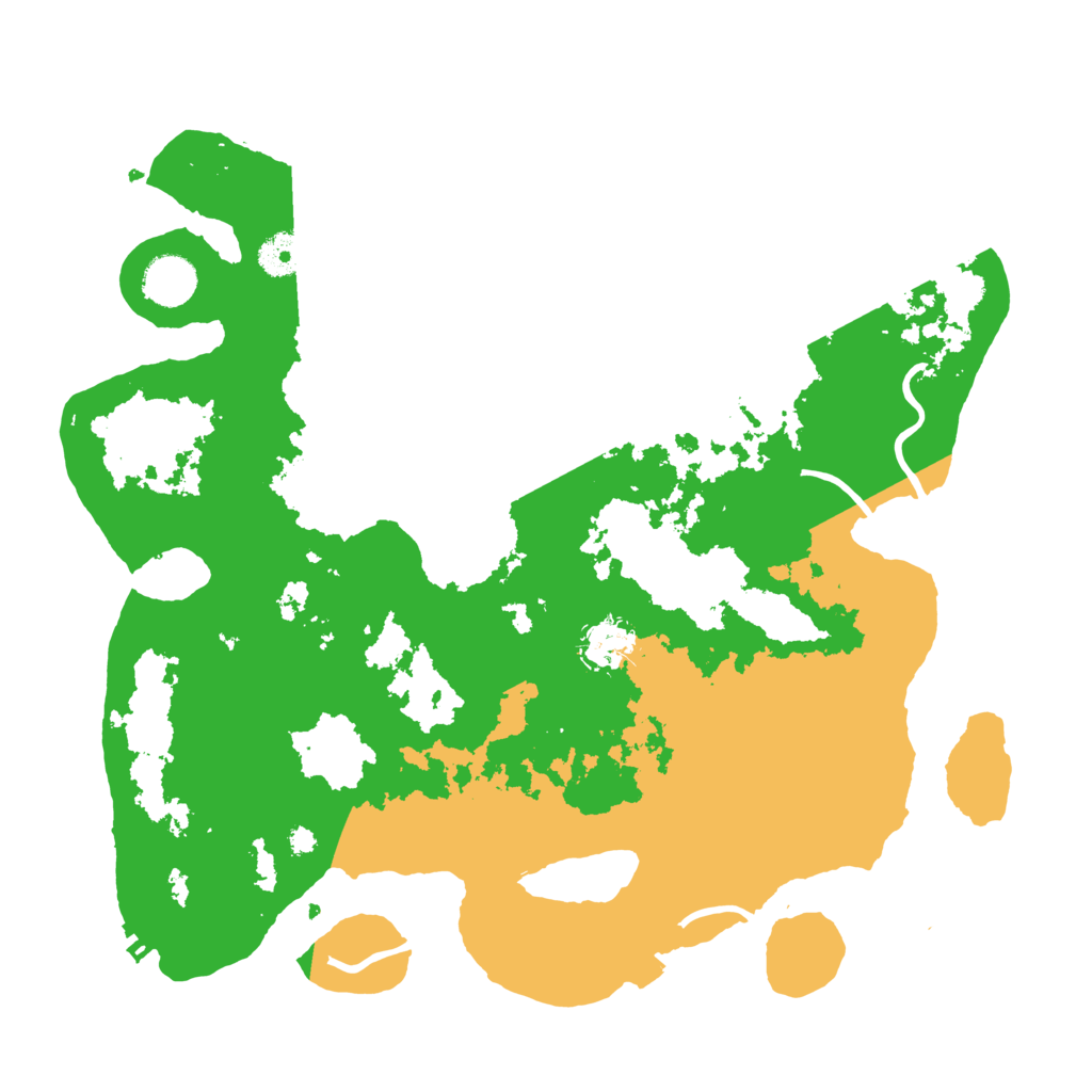 Biome Rust Map: Procedural Map, Size: 3700, Seed: 332668310
