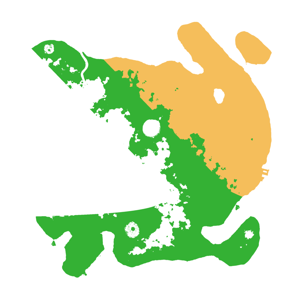 Biome Rust Map: Procedural Map, Size: 3000, Seed: 2513