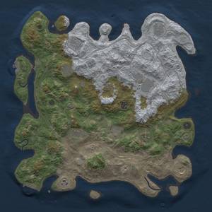 Thumbnail Rust Map: Procedural Map, Size: 4250, Seed: 1036025500, 19 Monuments