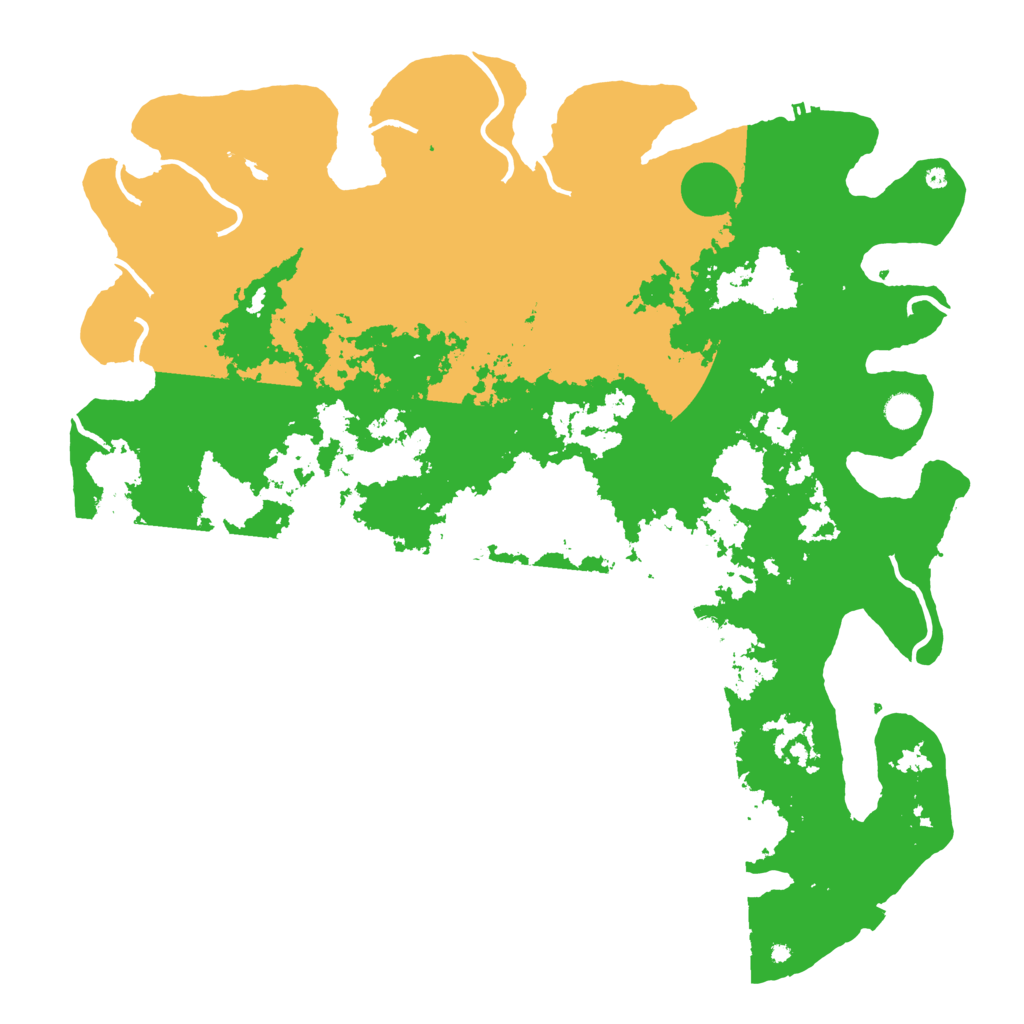 Biome Rust Map: Procedural Map, Size: 5000, Seed: 61948