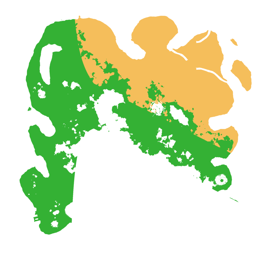 Biome Rust Map: Procedural Map, Size: 3500, Seed: 95874651