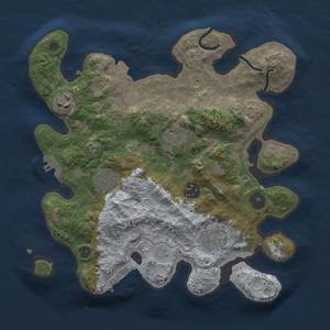 Thumbnail Rust Map: Procedural Map, Size: 3000, Seed: 362001847, 13 Monuments