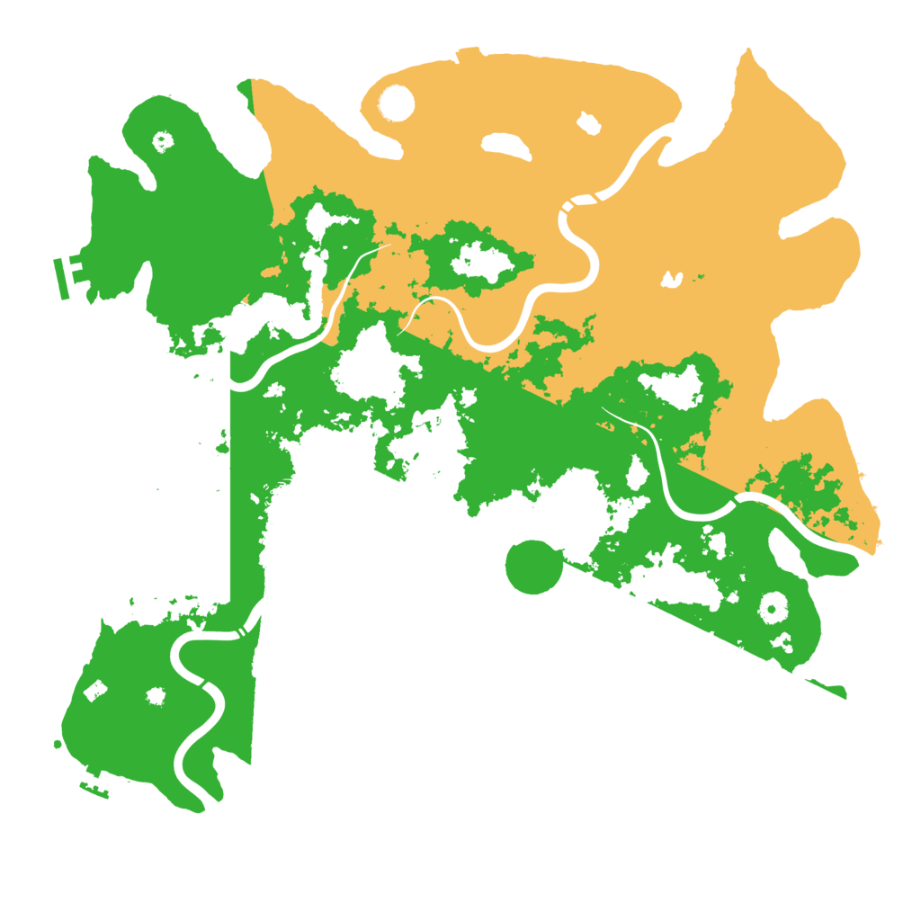 Biome Rust Map: Procedural Map, Size: 4500, Seed: 480872751