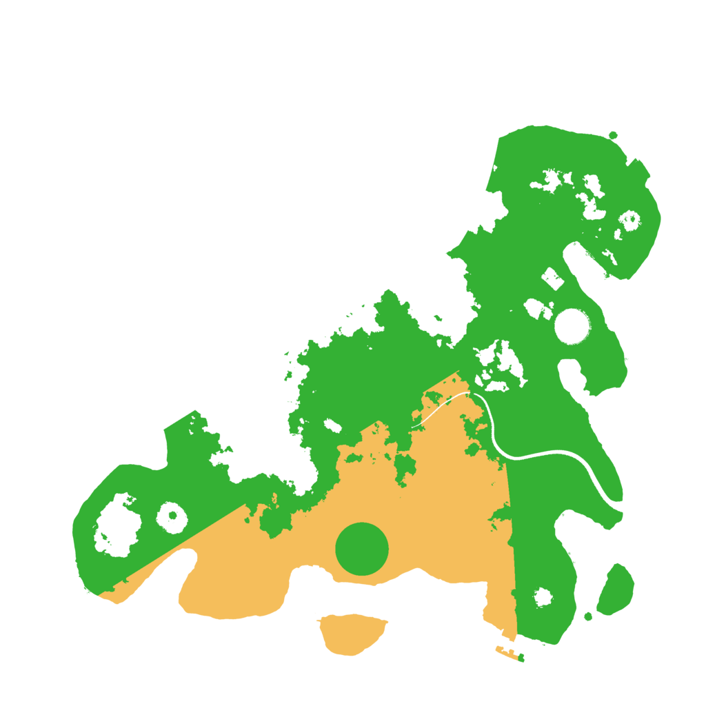 Biome Rust Map: Procedural Map, Size: 3500, Seed: 144884358