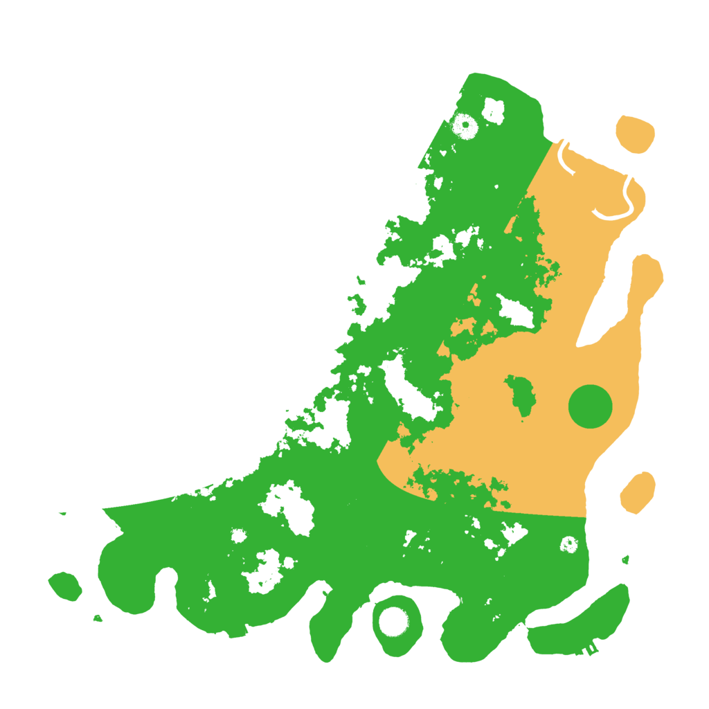 Biome Rust Map: Procedural Map, Size: 4250, Seed: 990047644