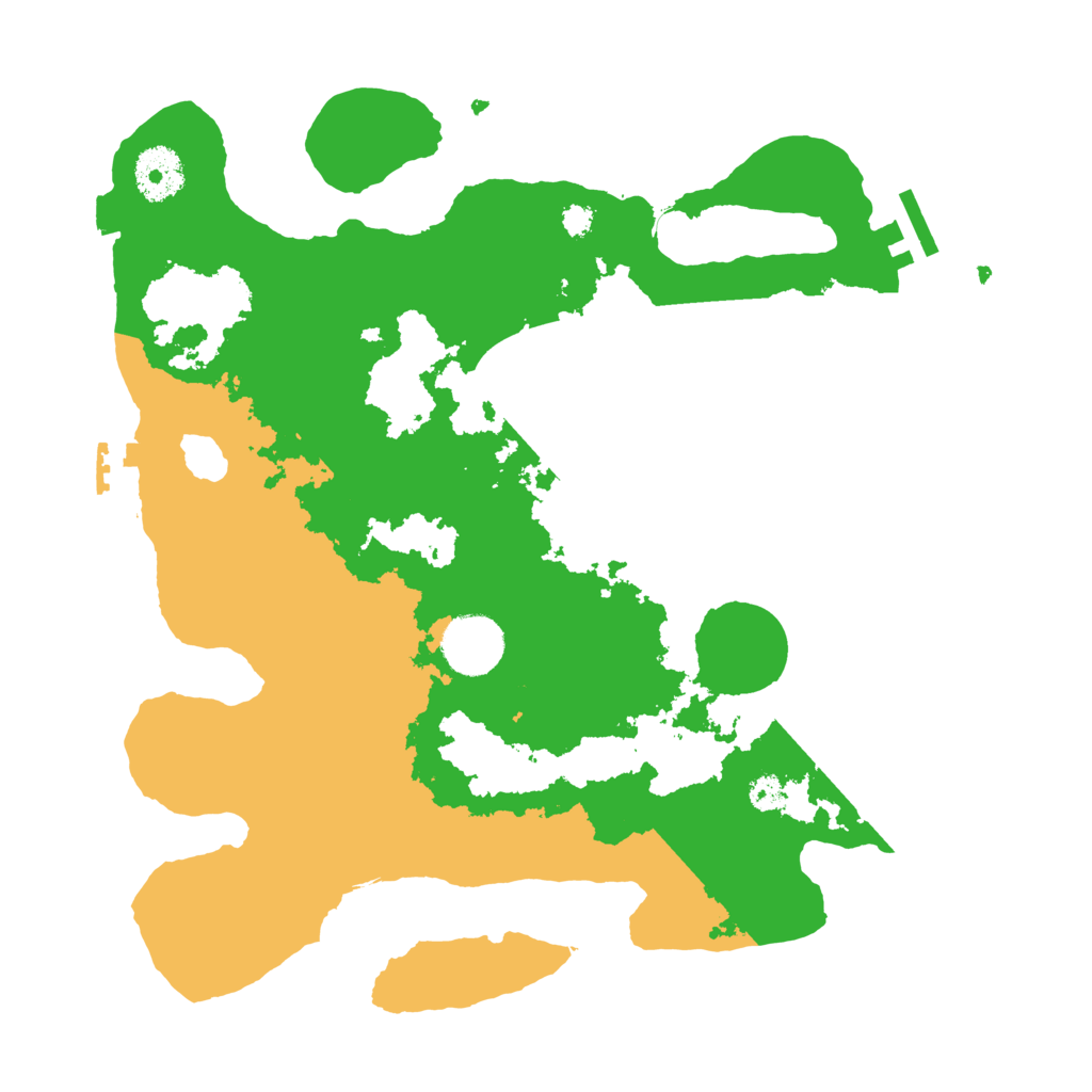 Biome Rust Map: Procedural Map, Size: 3200, Seed: 1543746575