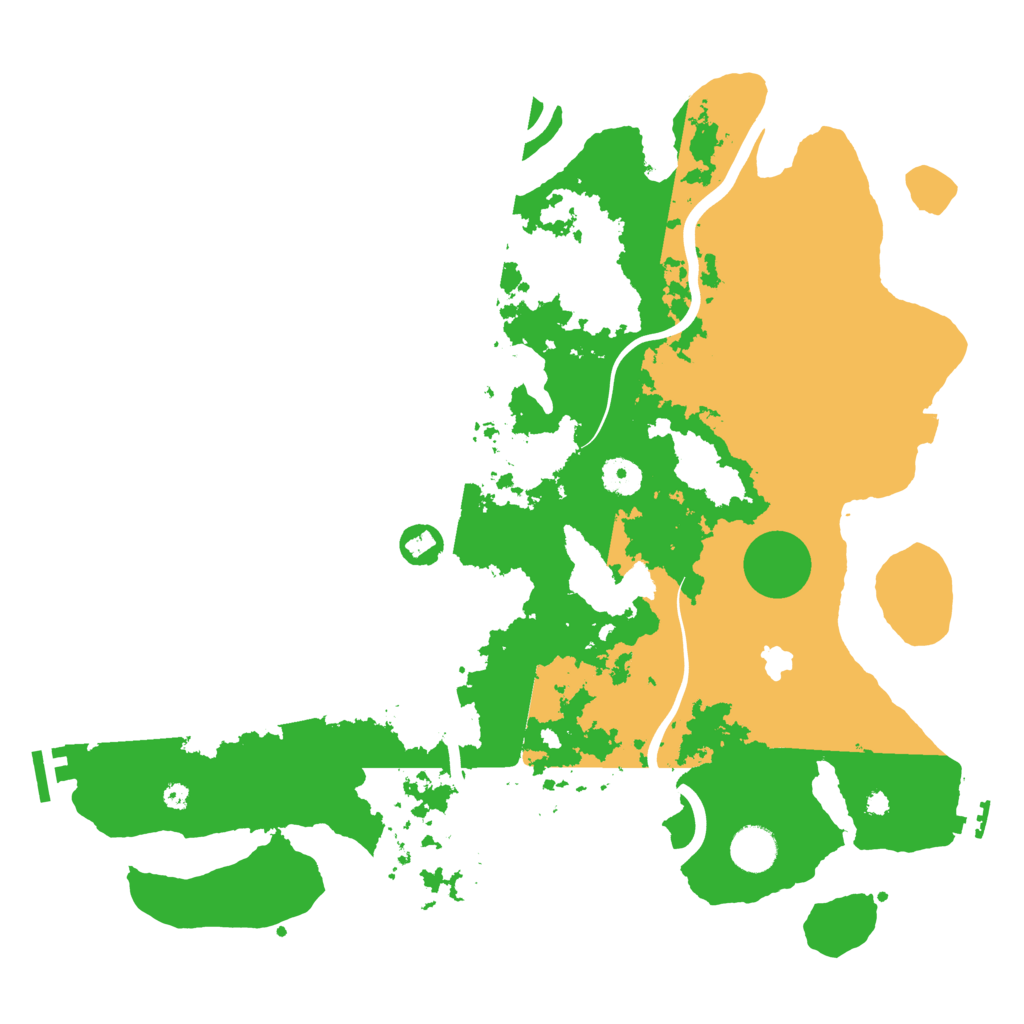 Biome Rust Map: Procedural Map, Size: 4000, Seed: 64783874