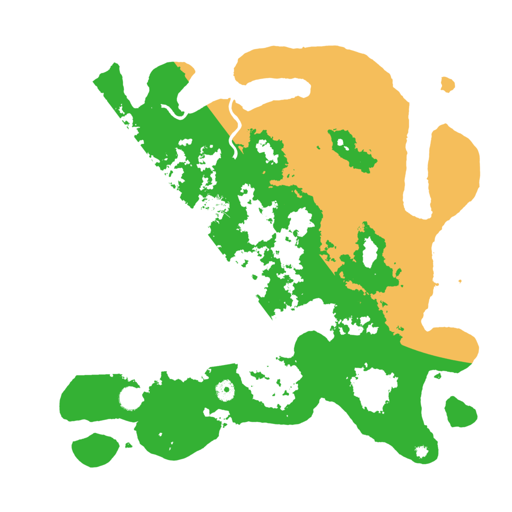 Biome Rust Map: Procedural Map, Size: 3850, Seed: 51