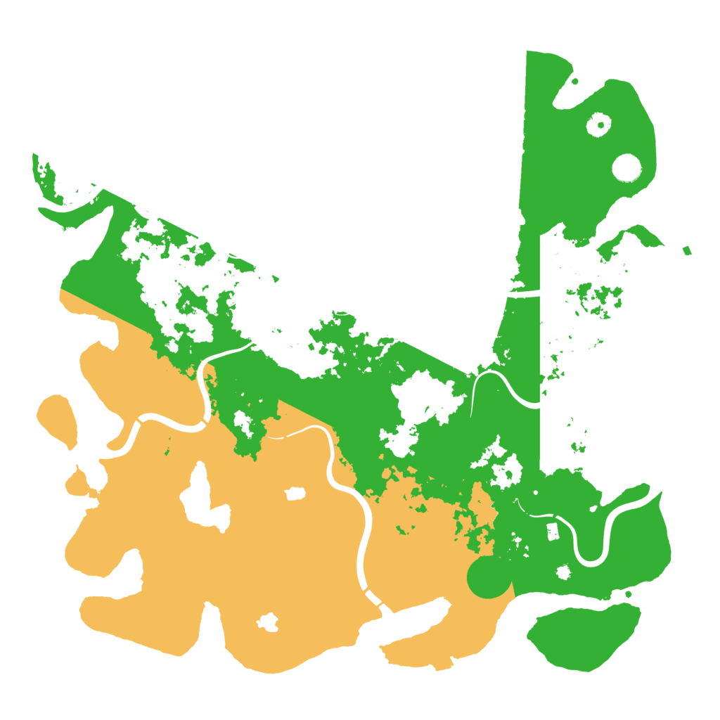 Biome Rust Map: Procedural Map, Size: 4500, Seed: 32027060