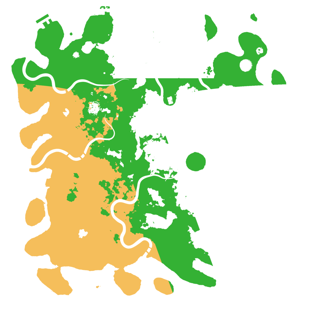 Biome Rust Map: Procedural Map, Size: 4500, Seed: 2088630225