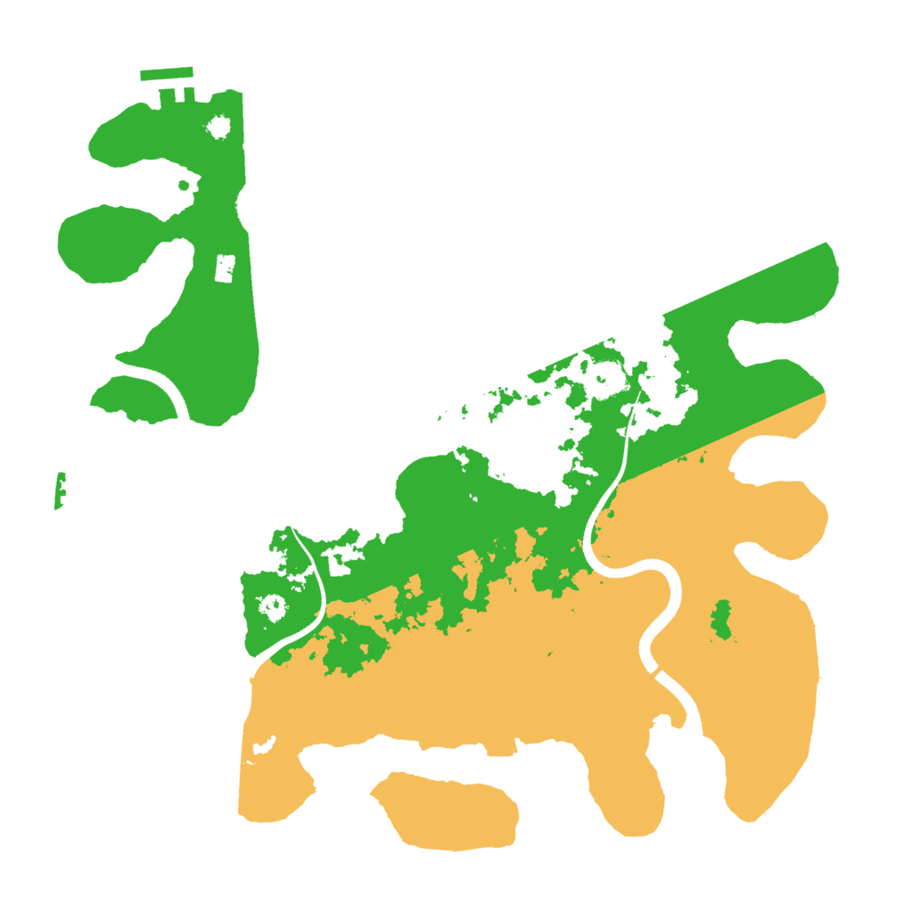 Biome Rust Map: Procedural Map, Size: 3500, Seed: 1505662483